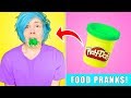 PRANKING ROBBY WITH 123 GO PRANKS AND CRAFTS PART 2 (Secret Food Pranks)