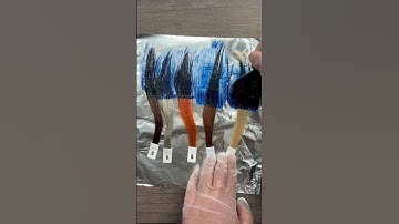 Thumbnail of Blue hair dye #BlueHairDye #colorswatch #haircolor #haireducation #diyhair #joico @Joico