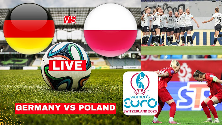 Germany vs Poland 2-0 Live Stream UEFA Women Euro 2025 Football Match  Score Commentary Highlights