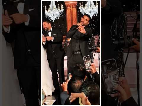 المطرب احمد سعد يغنى اغنية مكسرات فى حفل زفاف