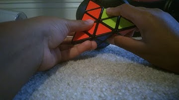 How to do checkerboard pattern on pyraminx