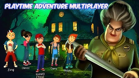 PLAYTIME ADVENTURE MULTIPLAYER| SCARREY TEACHER ALL CHARACTER #gameplay