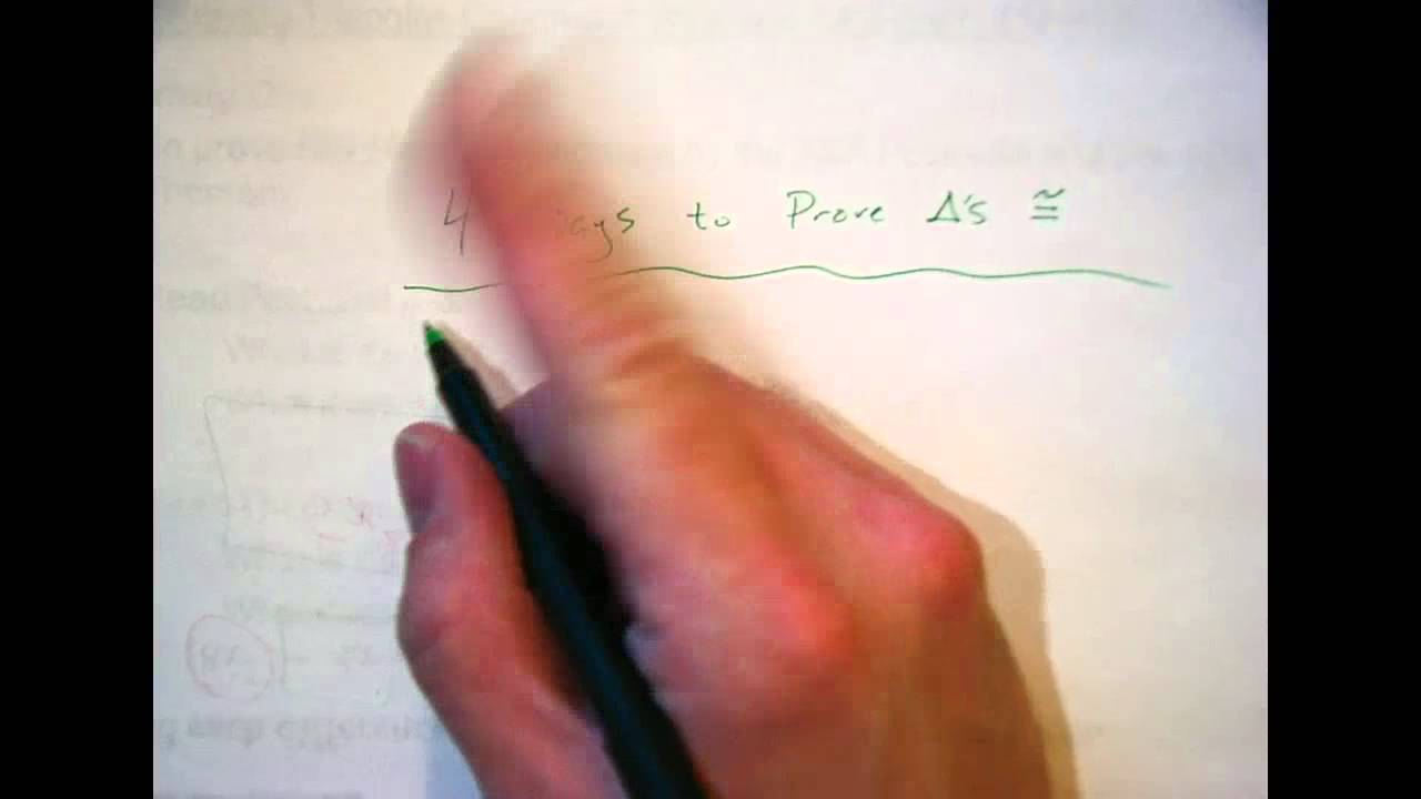 Geo 8-2, ASA & AAS Triangle Congruence - YouTube