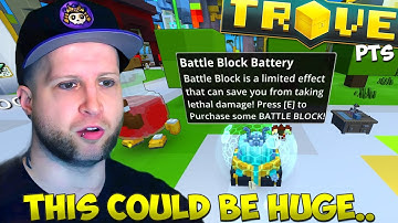 TROVE COMBAT BLOCK UITGELEGD! NIEUWE TIJDELIJKE VERSTERKINGSKOSTEN... CUBITS!??? - Trove PTS
