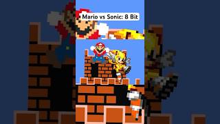 Mario Vs Sonic 8 Bit Animation