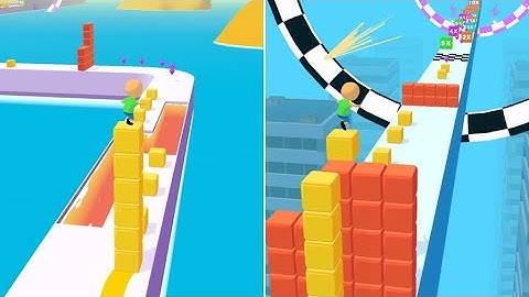 Cube Surfer Gameplay - Voodoo Game (iOS, Android) new game