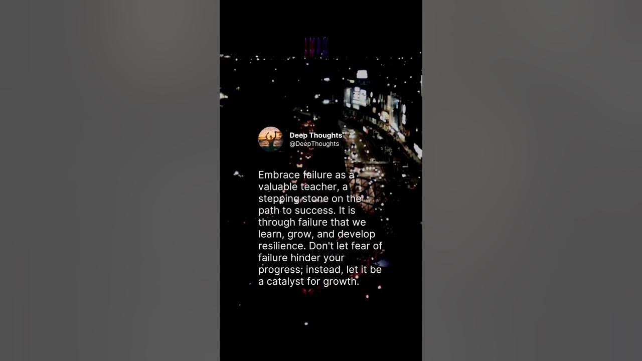 Deep Thoughts YouTube