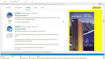 Extracting TripAdvisor Reviews using WebHarvy