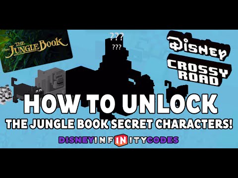 How To Unlock The Jungle Book Secret Characters In Disney Crossy Road!