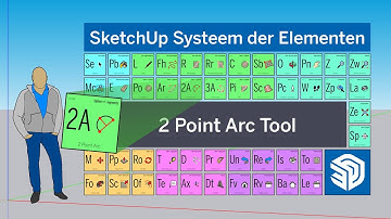 How To: Hoe gebruik ik de 2 Points Arc tool in SketchUp Pro? - Afl. 4 - NL Tutorial