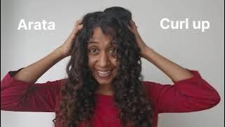 Curl up Vs Arata Curly Hair Cream Comparison for Frizzy & Wavy Hair