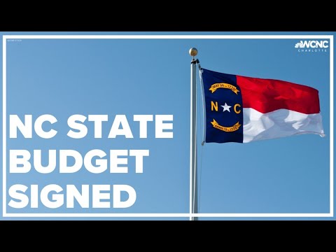 NC state budget signed