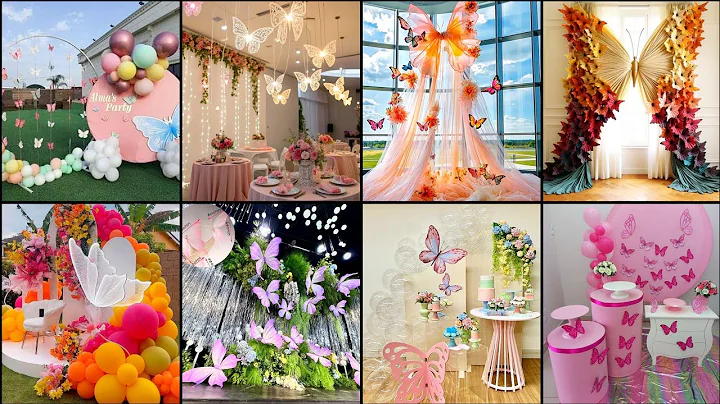 Best Butterfly Birthday Decoration Ideas||Butterfly Theme party/Butterfly wedding decorations