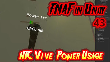FNAF in Unity + VR 43 Add Power Usage to Vive Controller