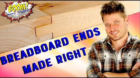 Breadboard Ends // Made the Right Way // Tongue and Groove Joint