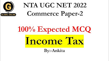 NTA UGC NET 2022 Commerce Paper-2 | Most Expected MCQ Set off and Carry forward of Losses|Lecture-3