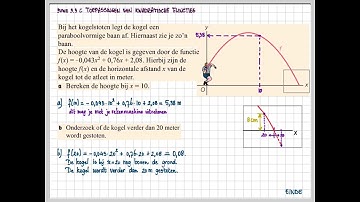 3havo 3.1 C - 3vwo 3.3 C - Applications of quadratic functions