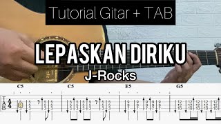 J Rocks - Lepaskan Diriku | Tutorial Melodi Gitar (TABLATURE   CHORD) versi dicky pras PWK