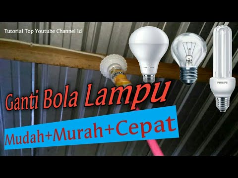 Video: Bagaimana cara mengganti lampu banjir?
