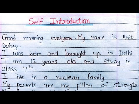 Best Self Introduction For School 🏫 Students Ten Lines Essay Self Best Self Introduction For School 🏫 Students Ten Lines Essay Self