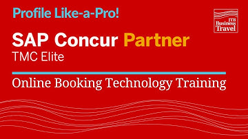 Profile - Like a Pro SAP Concur