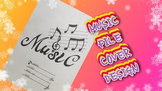 Music Project Front Page Design | Music Project border design idea |Music File Front Page decoration