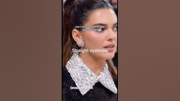 Straight eyebrow look STEP BY STEP …BROWTOOL.COM 💋 FIX UNEVEN EYEBROWS WITH THIS AMAZING TOOL