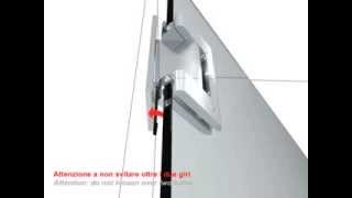 Stemcor Architectural SelfClosing Hydraulic Glass Hinge BILOBA.mov