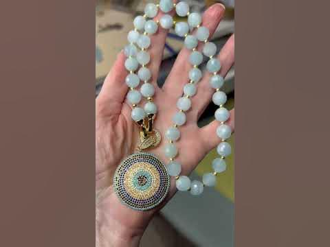 Новые украшения с АКВАМАРИНОМ. - YouTube