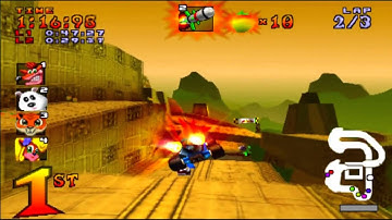 Crash Team Racing (PS1) walkthrough - Papu