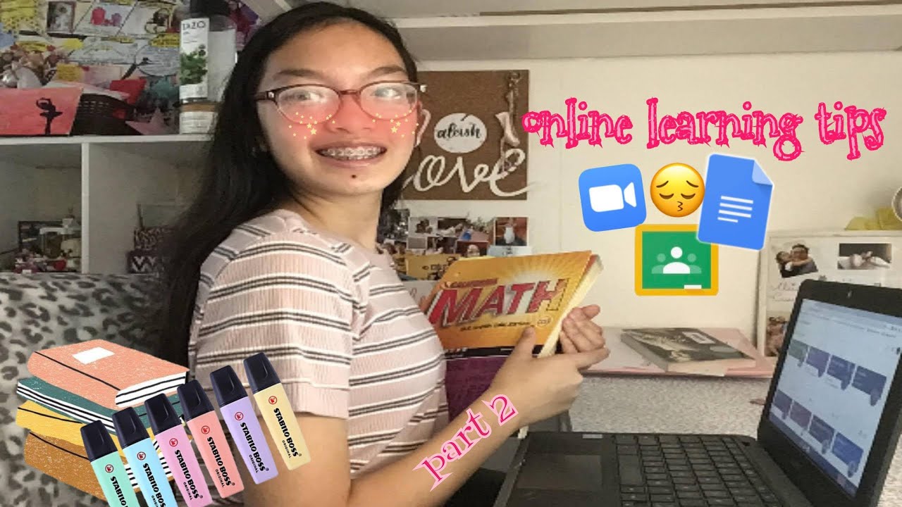 online learning tips pt. 2 💖 - YouTube
