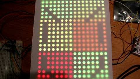 24x16 RGB LED Display - Static Images