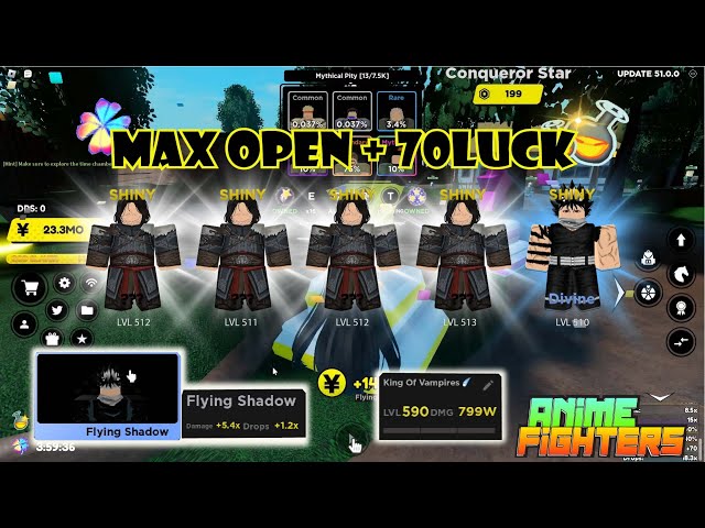 🚀 UPD 51 + 📈 x7 Event] Anime Fighters Simulator - Roblox