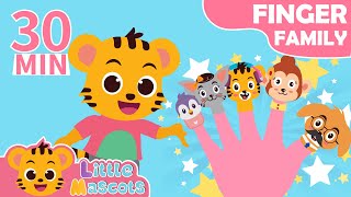 Finger Family + Head Shoulder Knees and Toes + more Little Mascots Nursery Rhymes \& Kids Songs