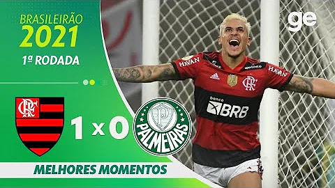 Quem marcou o gol do Flamengo hoje contra o Palmeiras?