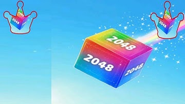 JELLY Tube Run ♾️(jelly run 2048) vs Merge Cubes 2048 gameplay Walkthrough android iOS