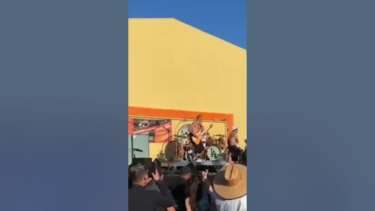 RHCP Secret Show at Nickerson Gardens Park Opening! Watts Community in