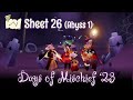 Fox band  music sheet 26 abyss 1 days of mischief 2023 sky children of the light