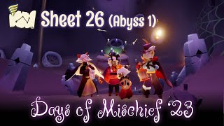 Fox Band — Music Sheet 26 (Abyss 1) Days of Mischief 2023 [Sky: Children of The Light]