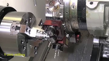 Victor Taichung Vturn A20Y with gantry robot for unmanned operation