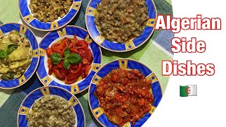 6 Healthy Algerian side dishes /Mediterranean kitchen/ North African kitchen/ vegetarian side dishes