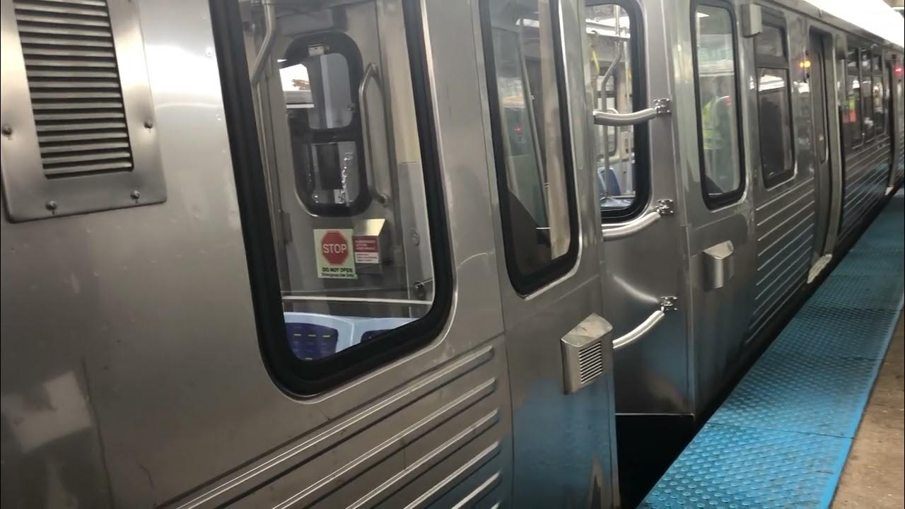 CTA Blue Line ‘L” 20202022 CRRC 7000 series cars at UIC halsted YouTube