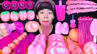 【ピンク地獄】引っ越したので世界中からピンクいお菓子集めてもっぱんしたら体内真っピンクになった...
