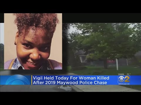 Vigil Held For Innocent Woman Killed During Maywood Police Chase