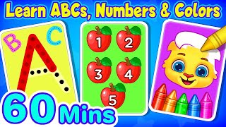 ABC Song, Counting Numbers & Learn Colors For Kids   More Educational Videos For Toddlers