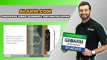 Alarm.com Touchless Video Doorbell Pre-Installation