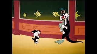 Sylvester and Sylvester Junior-name of episode 'Fish and Slips'-Year of production 1962