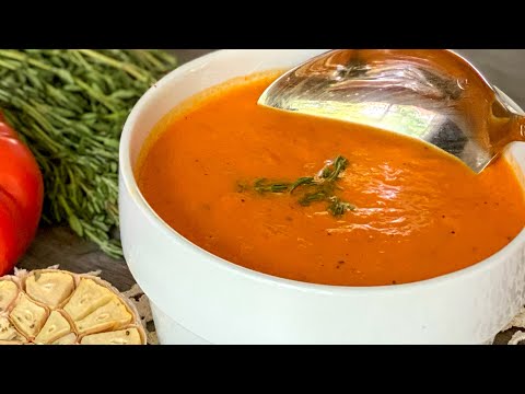 Mein Grovater verlsst nie mehr den Tisch. Tomatensuppe Erstaunliches Rezept