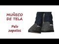 ZAPATOS para MUÑECO - Muñeco de tela 2ª parte - Patrones GRATIS