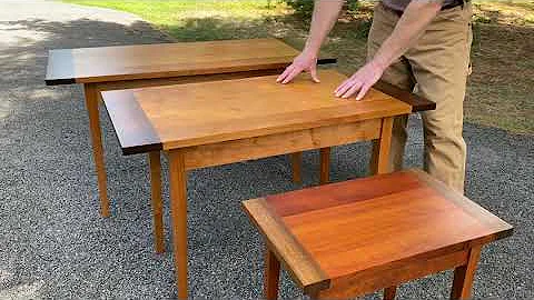 Classic Shaker style end tables